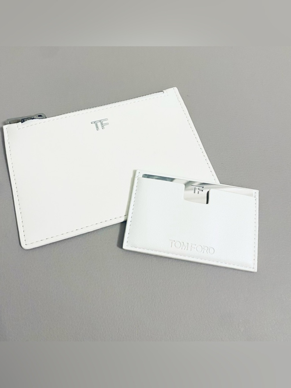 Tom Ford Beauty Card Holder Mirror And Pouch Set, Gift From TF Beauty